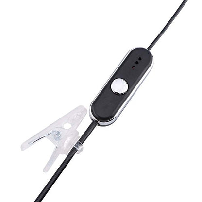 Talkie Headset, Talkie Earpiece for 2pin Walkie Earphone with Built in Microphone PTT Headset Walkie Talkie Earpiece for K Head Walkie Talkie Radio Two Way Radio Talkie Headset Noise Canceling