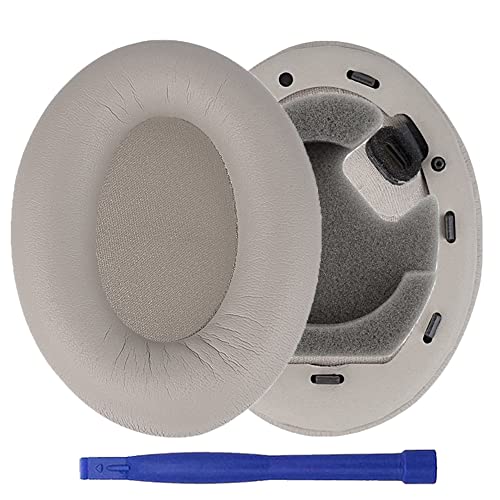 Replacement Earpads Ear Cups Cushion Muffs for Sony WH 1000XM4 Over-Ear Headphones with Protein Leather Noise Isolation Memory Foam - Champagne