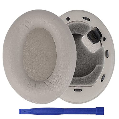 Replacement Earpads Ear Cups Cushion Muffs for Sony WH 1000XM4 Over-Ear Headphones with Protein Leather Noise Isolation Memory Foam - Champagne