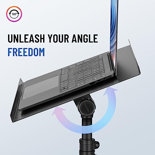 CAHAYA Projector Stand Tripod Adjustable Height Portable Laptop Rack Tray | 26-51.5" Adjustable Height Holder for Projectors Laptops Books Tablets Heavy-duty Stand for Outdoor Movies Music - style: Tripod Projector Stand