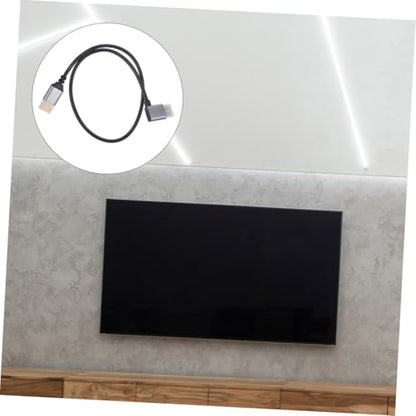 Right Angle Male to Male Video Cable 8k Compatibility for Tvs Computers Projectors and Home Theater