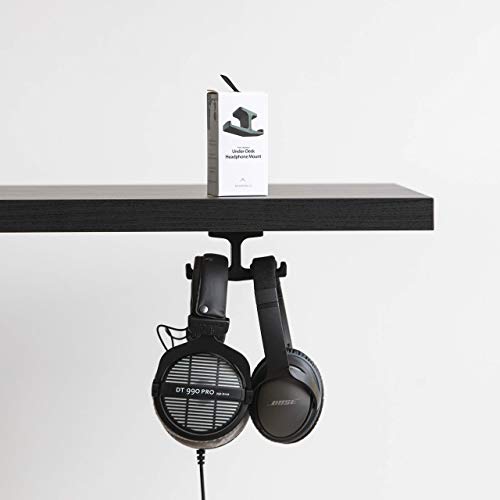 Elevation Lab The Anchor™ (2 Pack) - The Original Under-Desk Headphone Stand Mount Holder - size: 2 Pack - The Anchor
