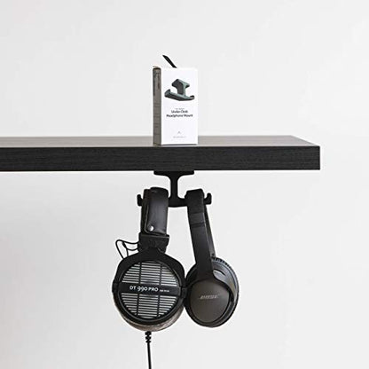 Elevation Lab The Anchor™ (2 Pack) - The Original Under-Desk Headphone Stand Mount Holder - size: 2 Pack - The Anchor
