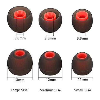 Silicone Earbud Tips Replacement Earbuds Cap Eartips Tips Eargels 9 Pairs SML