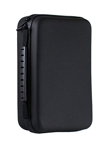 Navitech Black Heavy Duty Rugged Headphone Case Suitable for The Jabra Elite 85H