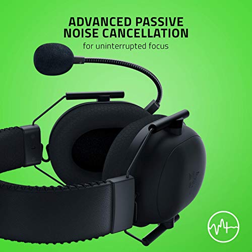Razer BlackShark V2 Pro Wireless Gaming Headset: THX 7.1 Spatial Surround Sound - 50mm Drivers - Detachable Mic - for PC, PS5, PS4, Switch, Black - color: Black, style: Gen 1