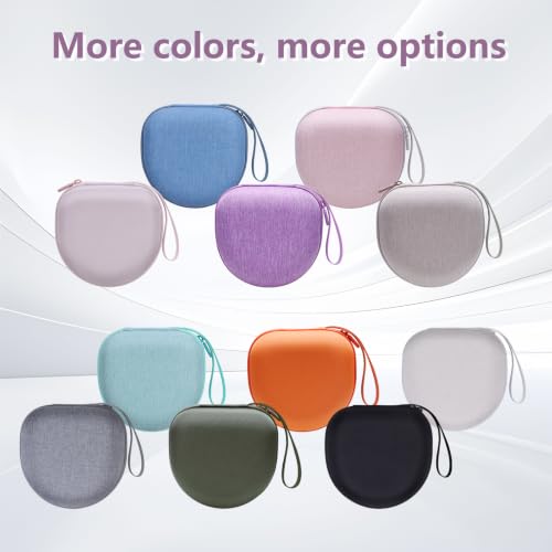 Headphone Case for TALIX H30/JLab/TOZO HT3/Skullcandy Headphones Mauve - color: Mauve