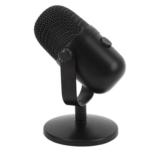 USB Microphone, Plug and Play Noise Cancelling Podcast Microphone, Streaming with RGB Lighting Quick Mute for Laptop Studio Recording Streaming Videos