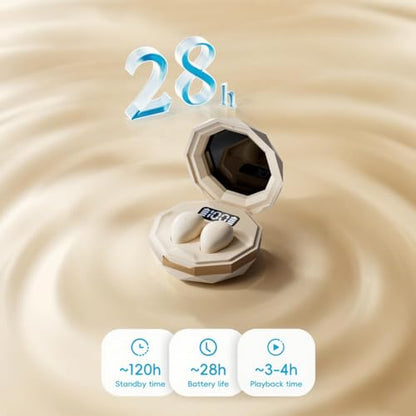 Xmenha Smallest Bluetooth Mini Small Invisible Earbuds Wireless Bluetooth Hidden for Work Micro Tiny Discreet Earbuds for Small Ears