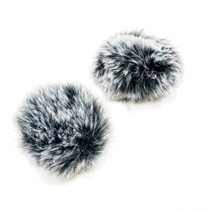 Furry Mic Covering Windscreen for Microphone Reduces Noise and Outdoor Interferences for Outdoor Guard