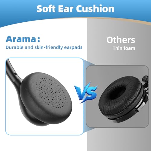 Arama Telephone Headset for Cisco Office Phones, Wired RJ9 Headset, 602C