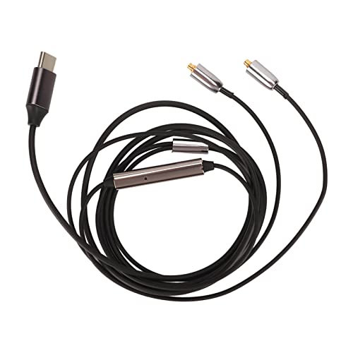 Gavigain Headphone Sound Cable Type C to MMCX Professional Replacement Cable Detachable Earphones Cable for SE215 315 535 846 Type C Headphone Cable Headset Audio Cable