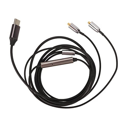 Gavigain Headphone Sound Cable Type C to MMCX Professional Replacement Cable Detachable Earphones Cable for SE215 315 535 846 Type C Headphone Cable Headset Audio Cable
