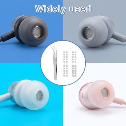 40 Pcs IEM Filter Earbuds with Screen Dust Filter Replacement Kit