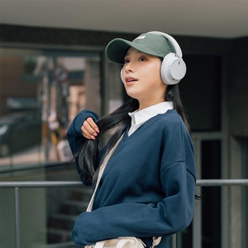 Sony WH-CH720NW Noise Canceling Wireless Bluetooth Headphones - Built-in Microphone - up to 35 Hours Battery Life and Quick Charge - Matte White - color: White