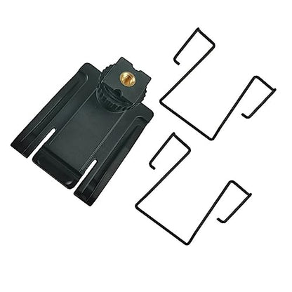 Mount Adapter, Hot Shoe Mount with 1/4" Thread, Replacement Mic Belt Clip for Sony, Saramonic, Boya Wireless Microphones, Attaches to Cold Shoe Mounts of Video Cameras, DSLR