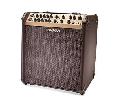 Fishman Loudbox Performer 180-Watt Acoustic Guitar Combo Amplifier Bundle with Gearlux XLR Cable, Instrument Cable, and Austin Bazaar Polishing Cloth - size: Performer 180W