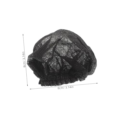 Disposable Microphone Covers Black 200pcs with Elastic Band