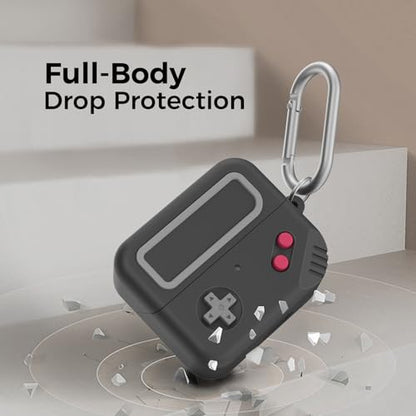 TRONWIN Galaxy Buds Pro 3 Case - 2024 Silicone Game Design for Samsung Galaxy Buds 3 pro/Buds 3 Pro/Buds 3 FE Case Cover for Men/Women Gamer (Black) - color: Black