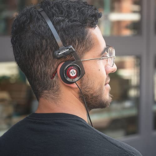 Koss Porta Pro Utility On-Ear Headphones, Stealth Grey Interchangeable Cord | Detachable Cord System, Collapsible Design