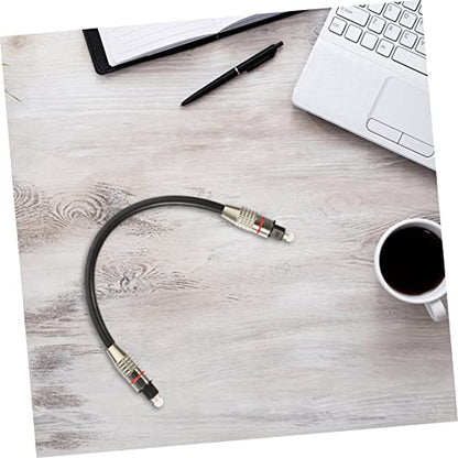Optical Audio Cable 0.2m Square Connector with Gold-Plated Ends