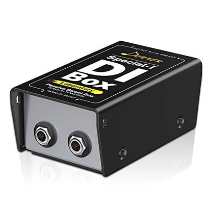 Donner Special-Ⅰ Professional High-Performance Passive DI-Box Unit Hum Eliminator 1/4" instrument Direct Box to balanced & unbalanced XLR - size: Compact