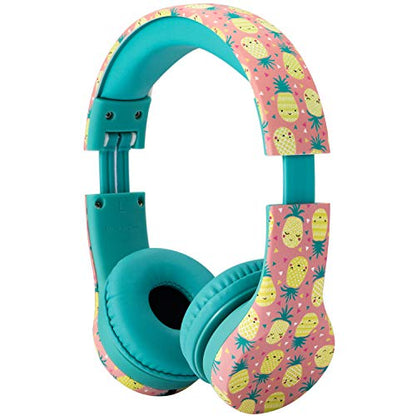 Snug Play+ Kids Headphones with Volume Limiting for Toddlers (Boys/Girls) - Pineapples - color: Pineapples, size: One Size