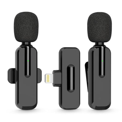 MAYBESTA Wireless Mini Microphone for iPhone iPad - Bluetooth Lavalier Lapel Phone Mic for Audio Video Recording - Content Creator Microphones for YouTube Tiktok Podcast Steaming Vlogging