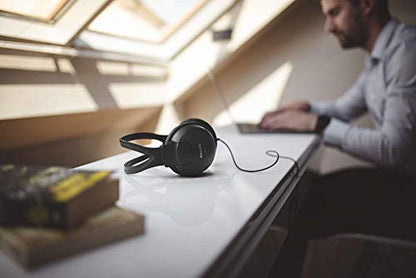 Philips Stereo Over-Ear Headphones SHP1900/10 Hi-Fi Headphones with Cable (Adjustable Headband, Large earpieces, Lightweight Design, 2-m Cable) Black