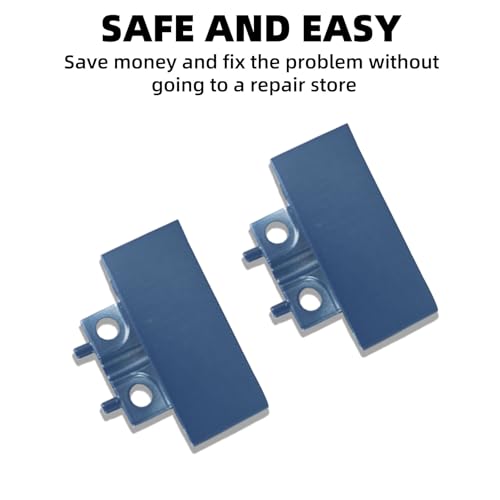 Metal Hinge Clip Pin Complete Replacement Repair Kit for Beats Solo4 | Solid metal hinge repair set with clip,cover and pins,simple to fix broken folding joints of Beats Solo4 headphones - color: Slate Blue