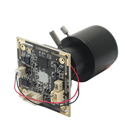 ELP H.264 1080P USB Camera Module with Microphone, 2.8-12mm 4X Zoom Webcam | Variable Focus PC Camera for Computer & Laptop, UVC USB2.0 Varifocal Lightburn Camera for Day Night Vision Home Security - size: 2.8-12mm lens