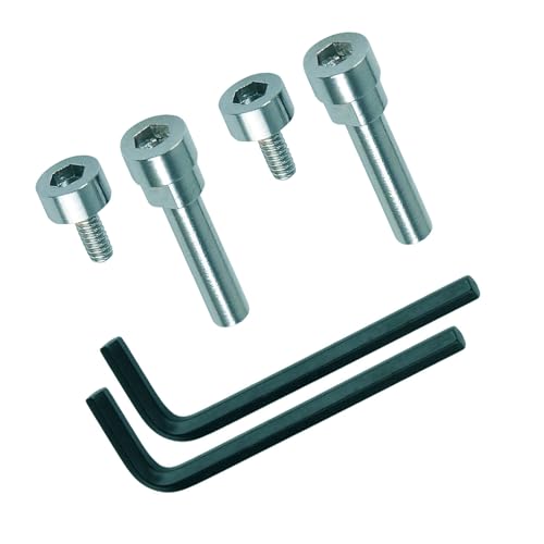 QC35 Hinge Screws - Specifically Designed Replacement Parts for Bose QuietComfort 35 II, QC35 II, QC35, QC45 and QC25 Headphones (Silver)