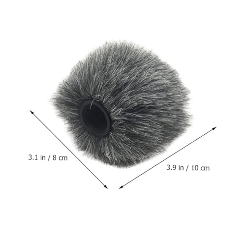 ABOOFAN Microphone Accessory Windscreen Cover for Camera Furry Microphone Protect