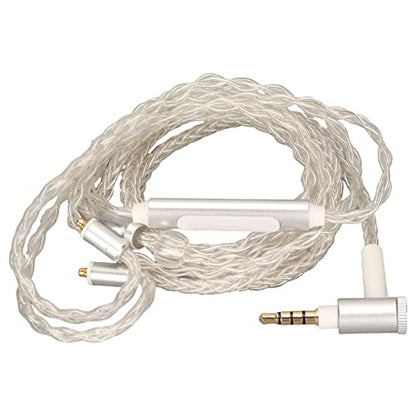 Headphone Extension Cable, MMCX to 3.5mm Sound Replacement Cord for SE846 SE535 SE215 SE315 SE425, MAGAOSI K5 LZ A5 Headphone Upgrade Cable with Mic