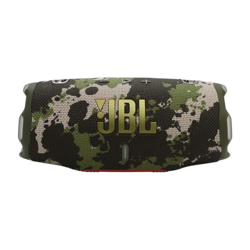 JBL Charge 6 Portable Bluetooth Speaker, Waterproof, Drop-Proof - Camo | Long Battery Life Up To 28 Hours, Quick Charging, Built-In Powerbank, Weatherproof For Outdoor, Poolside, And Shower Use - color: Squad