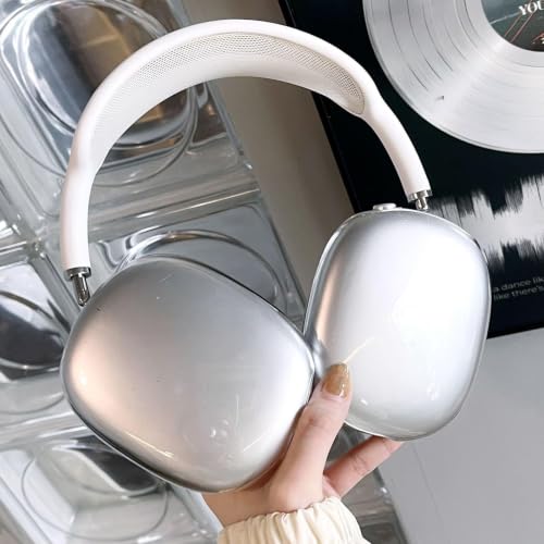 MOLOPPO Clear PC Hard Case for AirPods Max 2/1 (2026/2024/2020) | Clear shell, Durable PC, Anti-Scratch, Ultra Protective, Transparent accessories for AirPods Max 2/1 - color: A-Translucent-Hard