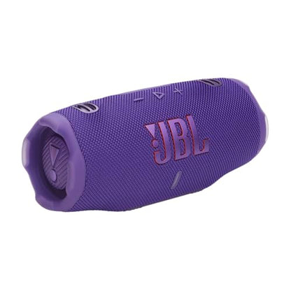 JBL Charge 6 - Portable Waterproof & Drop-Proof Bluetooth Speaker, Bold JBL Pro Sound with AI Boost, 28Hrs of Playtime, Built-in Powerbank & Comes with a Sturdy/Removable Carrying Strap (Purple) - color: Purple