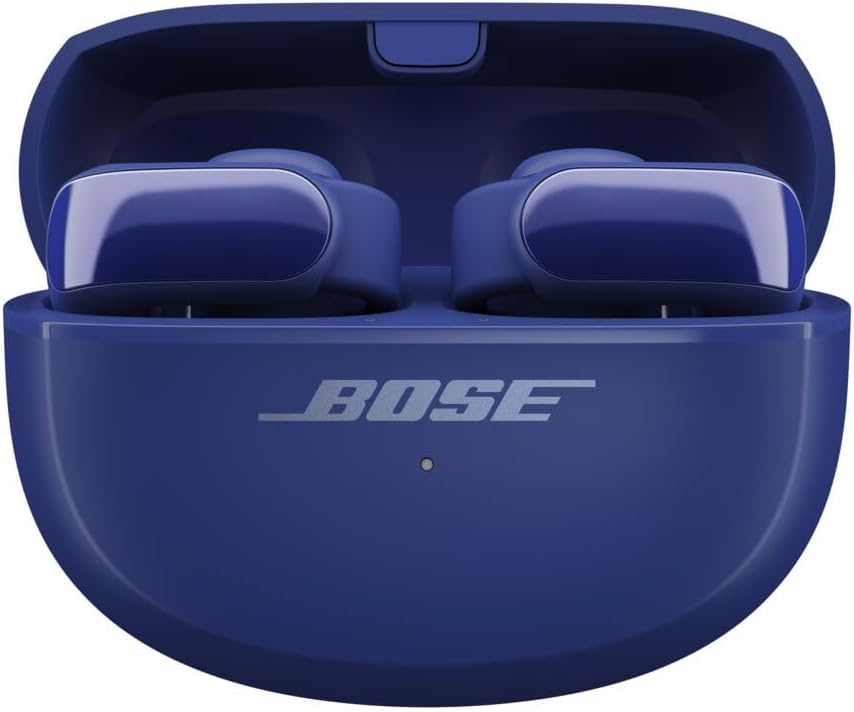 Bose Ultra Open Bluetooth Earbuds, True Wireless Earbuds with OpenAudio for Awareness, Clip On Design for Comfort, Immersive Audio, Up to 48 Hrs of Playtime + 20W Wall Charger (Midnight Violet) - color: Midnight Violet