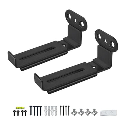 Soundbar Wall Mount, All Metal,Depth Adjustable 3.7”-6.3”,2 Packs