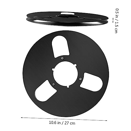 3Holes Empty Tape Reel Aluminum Alloy Take Up Reel for Recording Durable and Low Noise Tape Replacement for to Audio Systems