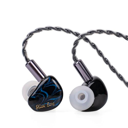 Linsoul Kiwi Ears Cadenza 10mm Beryllium Dynamic Driver IEMs, Blue | with 3D-Printed Shell, Audiophile Sound Balance, Detachable 0.78 2pin 3.5mm IEM Cable for Music Enthusiasts Musicians - color: Blue