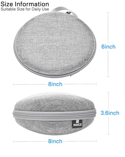 Hard Travel Carrying Case Compatible with Skullcandy Crusher Over-Ear Headphones. (Case Only, Not Include The Device)-Gray(Gray Lining) - color: Gray(Gray Lining)