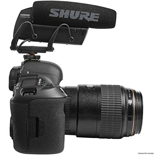 Shure VP83 LensHopper Camera-Mounted Condenser Shotgun Microphone for use with DSLR Cameras and HD Camcorders - Capture Detailed, High Definition Audio with Full Low-end Response - style: Standard