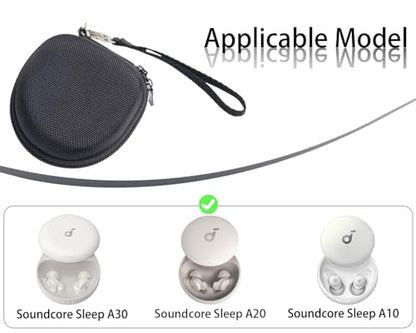 Hard Protective Travel Case Compatible with Anker Soundcore Sleep A30, Soft Flexible Scratch Resistant Protective Cover(CASE ONLY)