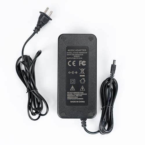 Fosi Audio 48V 5A Power Adapter Supply for Home Audio Bluetooth Stereo Receiver Amplifier Mini Hi-Fi Class D Integrated Amp
