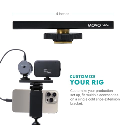 Movo USB-C Vlogging Kit for iPhone 15/16 - Phone Video Kit Accessories: Phone Tripod, Phone Mount, LED Light and Shotgun Microphone - Youtube Starter Kit for Content Creation, TikTok, Podcasts - size: USB-C
