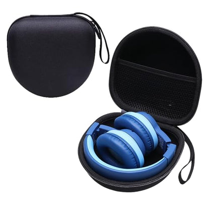 Kids Headphone Case for Acer/iClever/Candy Bila, Black(Case Only) | for iClever BTH12/HS19/BTH22/BTH20/BTH18/BTH26, JBL Junior 320/320BT, MIDOLA, JoySpark, eKids, ADOOPE, JLab Kids Headphones - color: Black