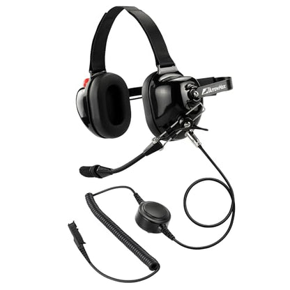 Arrowmax AHDH0032-BK-AX Noise Cancelling Headset Compatible with Motorola Radio R5 XPR 3300e XPR3500 XPR3300 XPR3300e XPR3500e XPR3300 XPR3500 - size: Black Color