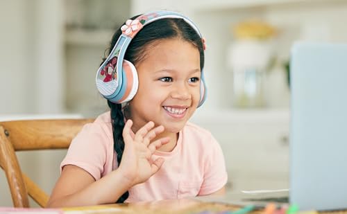 Disney Moana 2 Bluetooth Headphones for Kids Wireless Headphones for School | Volume Reduced and Built-in Microphone - color: Moana