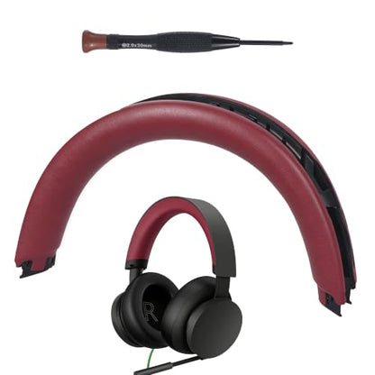 Lukvcoe Replacement Headband Pad Kit for Microsoft Xbox Wireless/Wired, Xbox Wireless (2024 Version), Xbox Stereo 20th Anniversary Special Edition Headset, Easy DIY Installation (Red) - color: Red